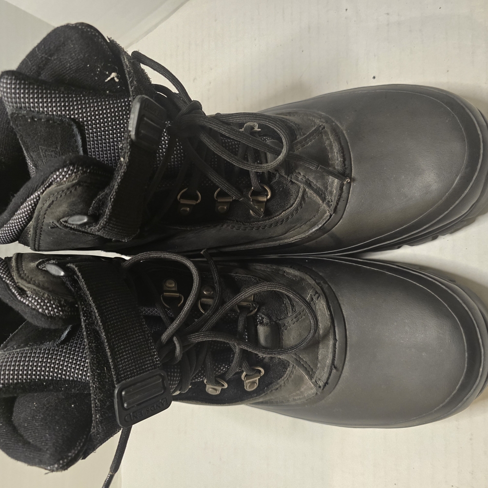 3M Thinsulate Black Rain & Snow Boots with High-Top Design and Thick Sole‎